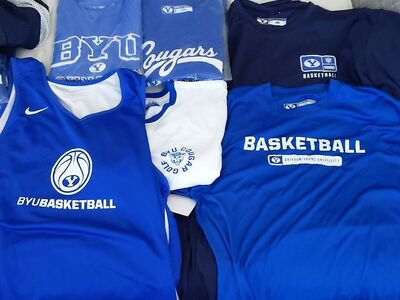 BYU Basketball Jerseys, Tshirts XL, 2XL, 3XL, 4XL