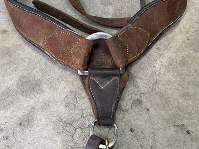 Martin Saddlery Roughout Leather Breast Collar