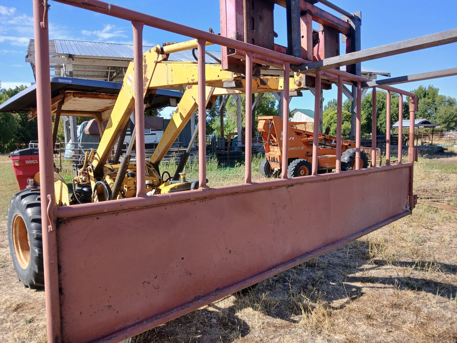 Heavy built livestock feeder panel