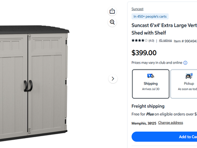 Suncast 6'x4' Extra Large Vertical Outdoor Storage Shed with Shelf
