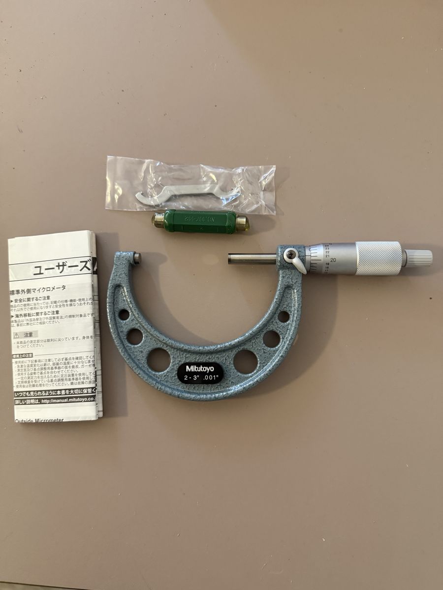 Mitutoyo 2-3 inch Outside Micrometer