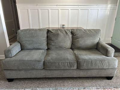 Comfy gray couch