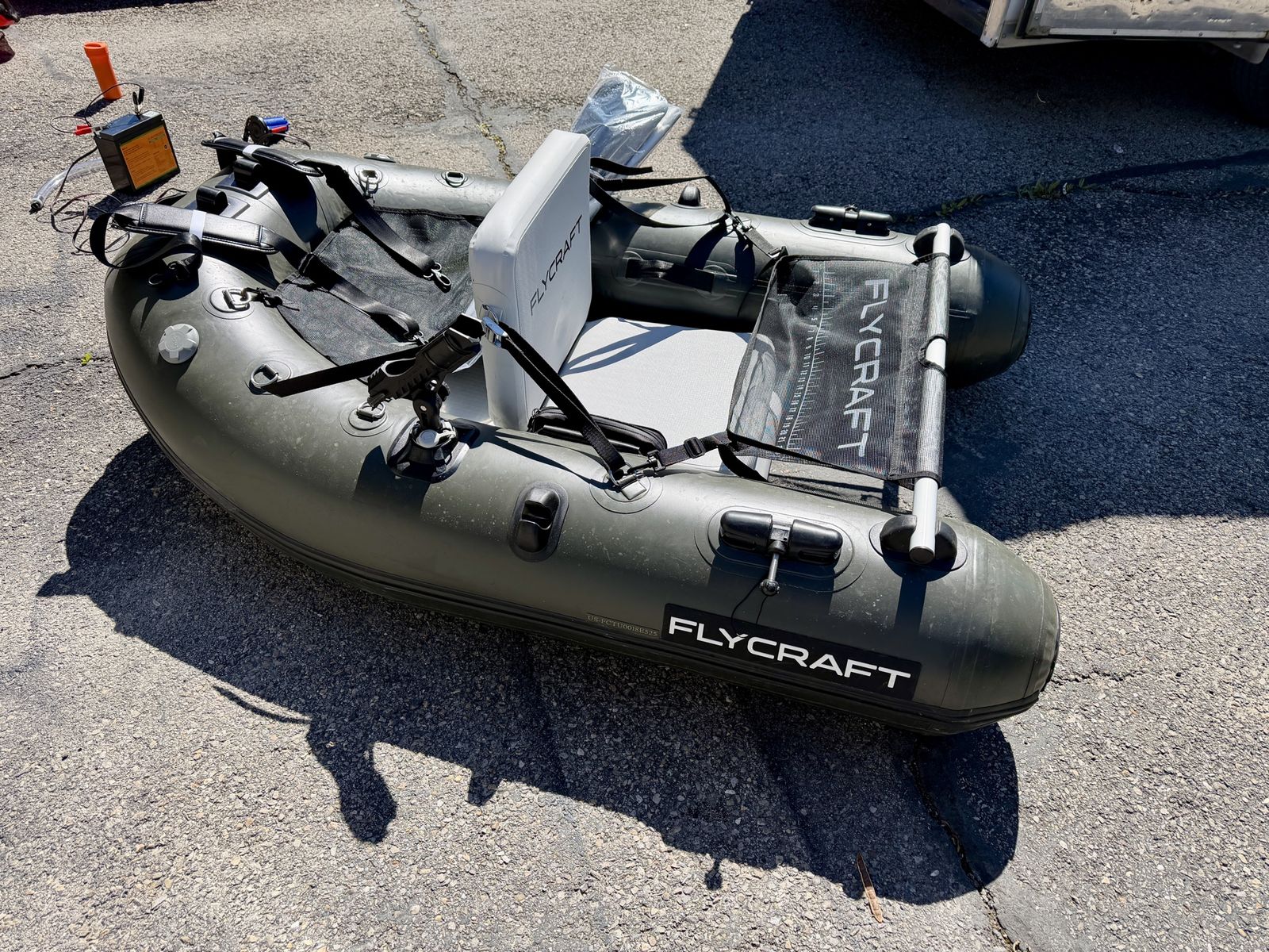 Flycraft Patrol Pontoon Boat Float Tube
