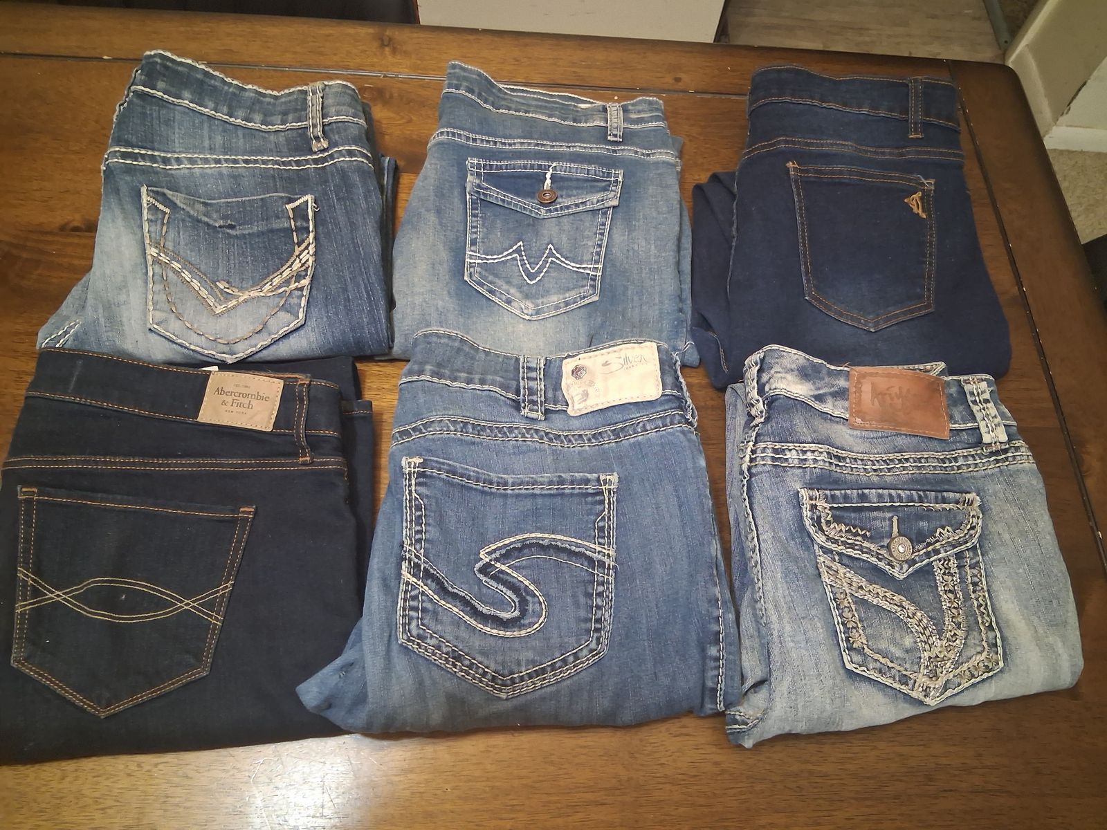 Jeans, shirts, shoes