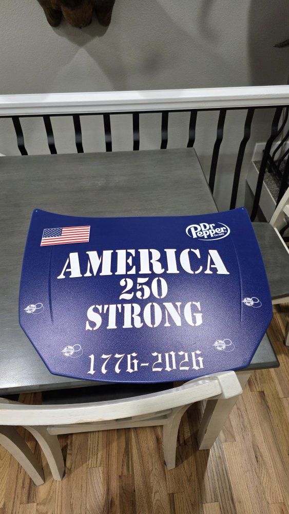 Dr Pepper America 250 Strong 1776-2026 Promotional Sign