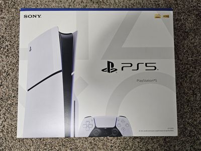 NEW in box with receipt! Sony Playstation 5 Slim Disc Console and DualSense Controller Bundle