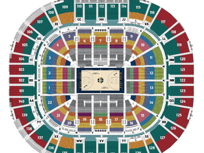 Jazz vs Cavaliers Toyota Club Row 3