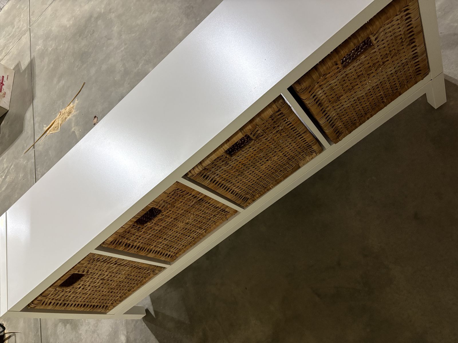 Storage Bench with Baskets