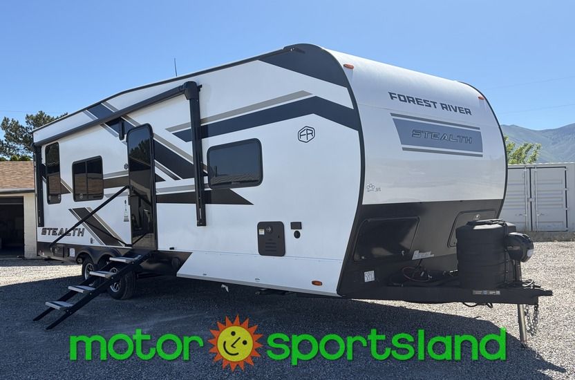 2027 Forest River Stealth 2513 Toy Hauler Garage Outdoor Kitchen
