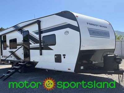 2027 Forest River Stealth 2513 Toy Hauler Garage Outdoor Kitchen
