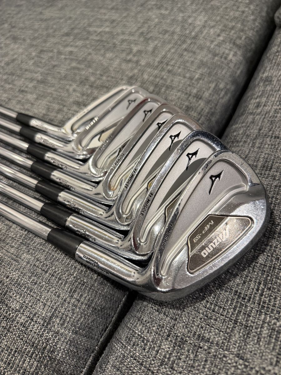 Mizuno MP-59 Iron Set 4-PW 7pc - Forged MB - Ti - DG XP S300 Stiff