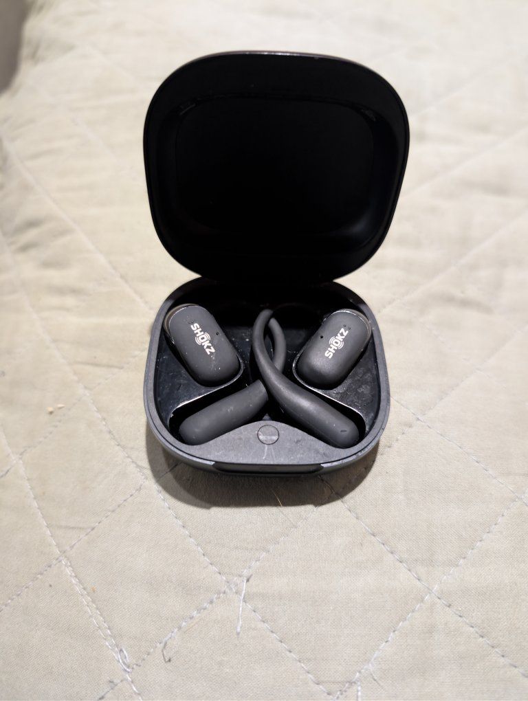 Shokz OpenFit 2 Plus Open-Ear True Wireless Earbuds Black - Excellent Condition
