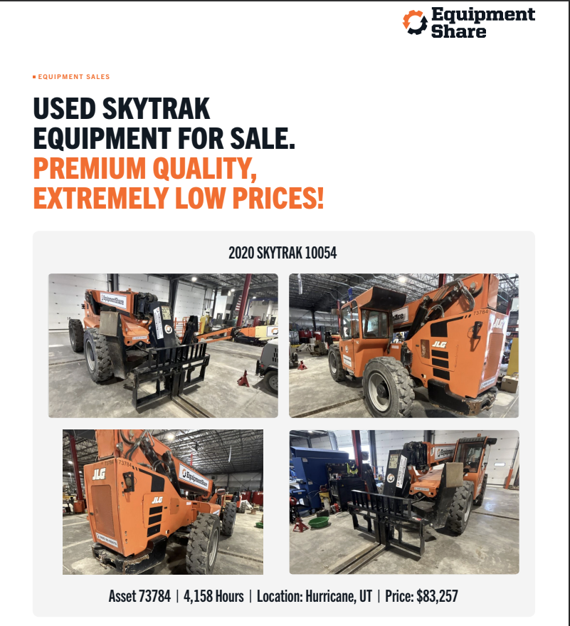 10k Telehandler SKYTRAK