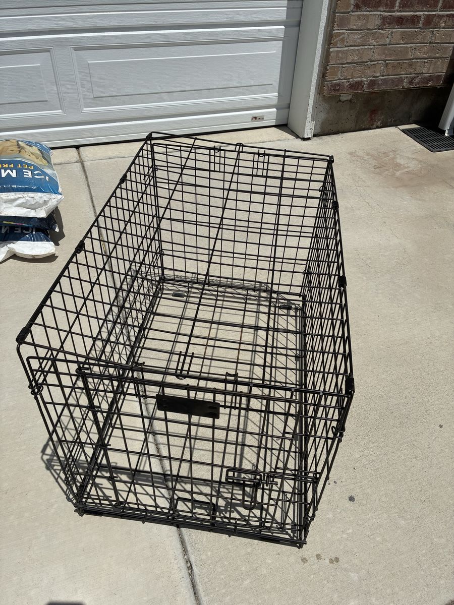 Dog crate animal cage medium pet kennel wire