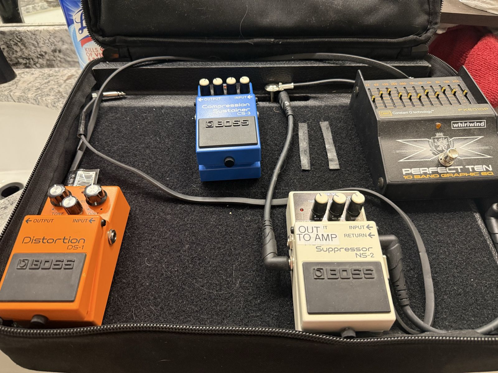 Guitar pedals (case Included)