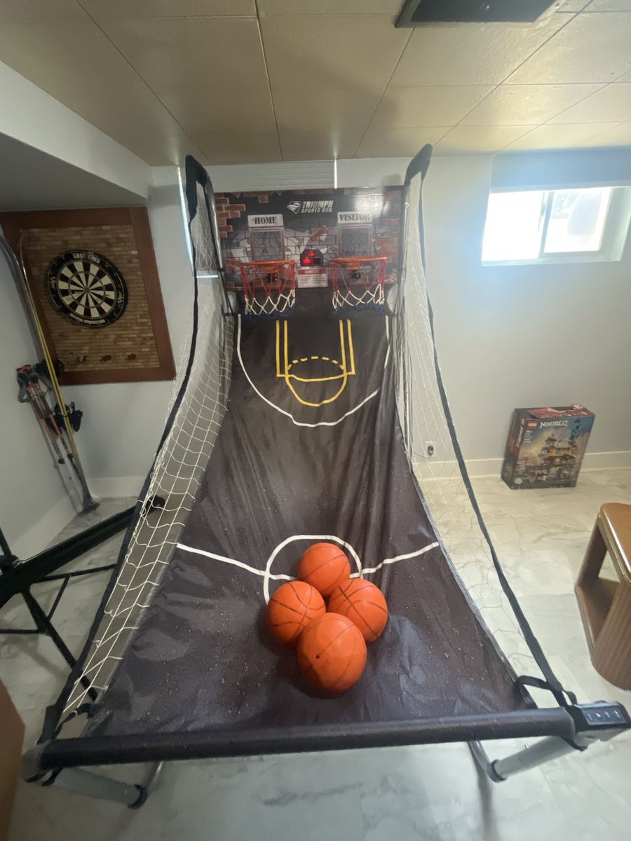 Triumph Sports USA Double Shot Arcade Basketball Game with Electronic Scorer & 4 Balls