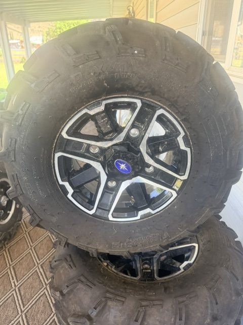 Polaris Carlisle Tires with Custom Rims, Set of 4