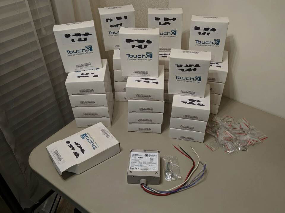 RIB lighting controls LR01F600 enclosed 0-10V 600W 120Vac phase angle dimmer