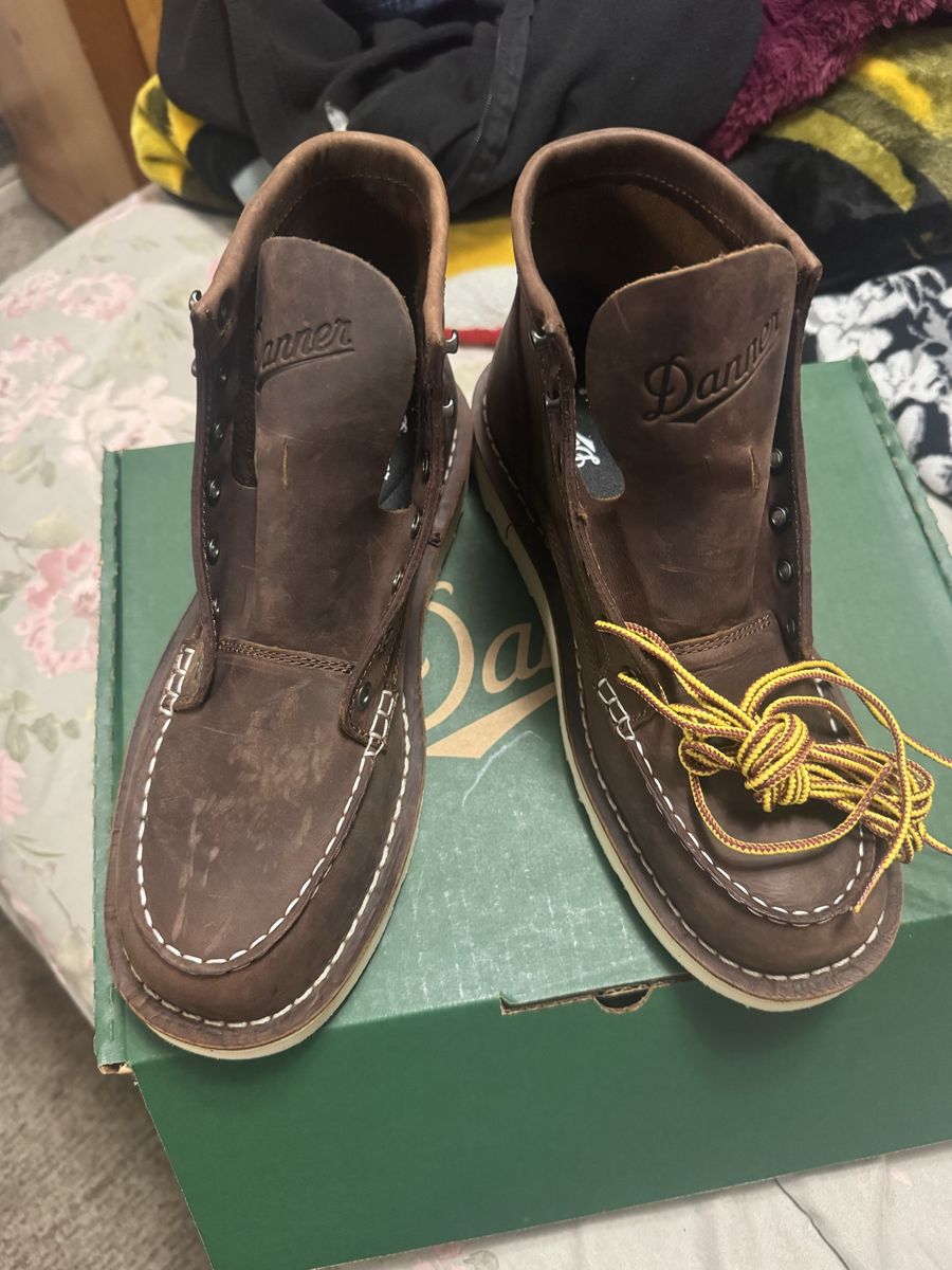 DANNER BULL RUN MOC TOE BOOTS 8.5USA