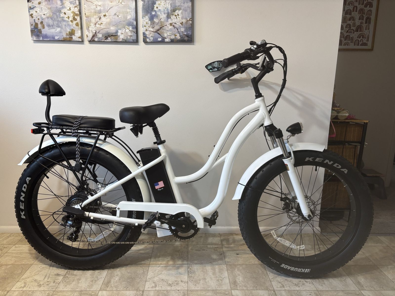 Electric Fat Tire Bike – Like New!!! – Only 46 Miles!