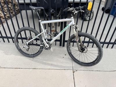 Moots Smoothie Ti Full Suspension Mountain Bike, XT Components, Disc Brakes