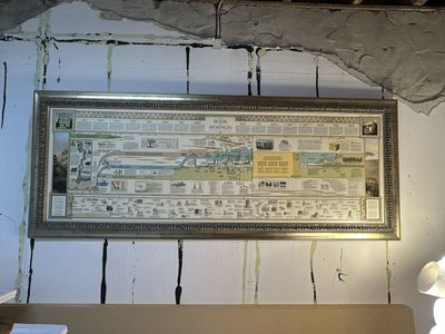 First Print on Canvas Framed Book of Mormon Timeline by Hill Brothers Studios, Copyright 2005