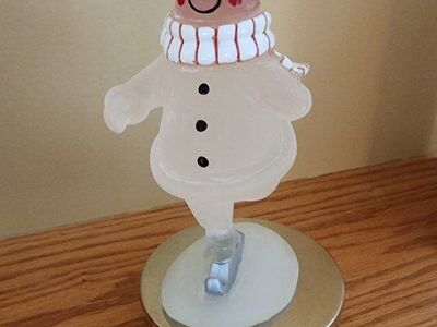 Skating Snowman Music Box
