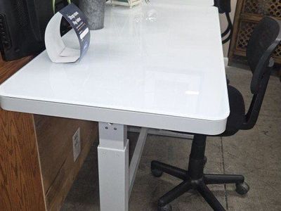 Desk with Charging Ports and more
