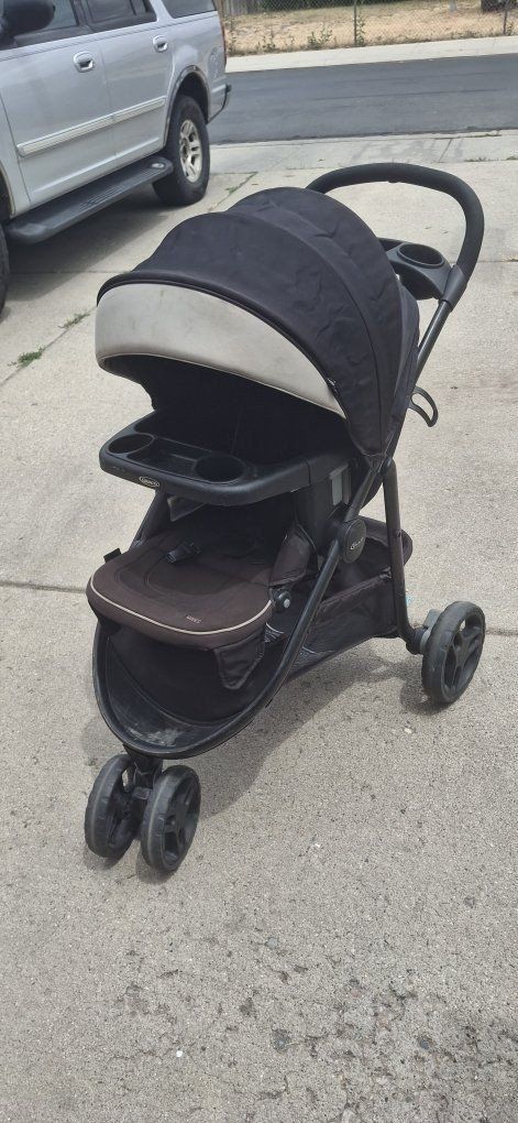 Graco Modes Element Travel System Stroller, Black/Brown, Versatile Infant/Toddler Stroller