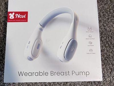 Ncvi Wearable Breast Pump - Hidden, Comfortable, Low Noise, Easy to Clean