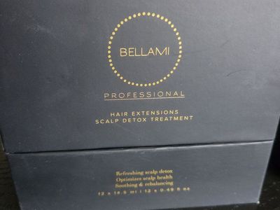 BELLAMI Professional Hair Extensions Scalp Detox Treatment Set 12x