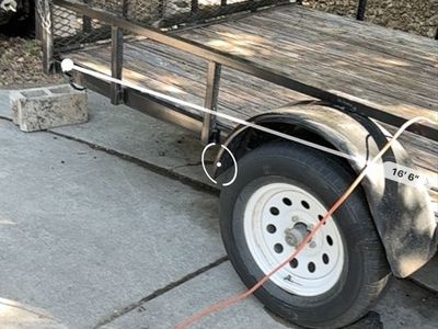 7×14 Utility Trailer – New Jack, Spare, Heavy Duty.