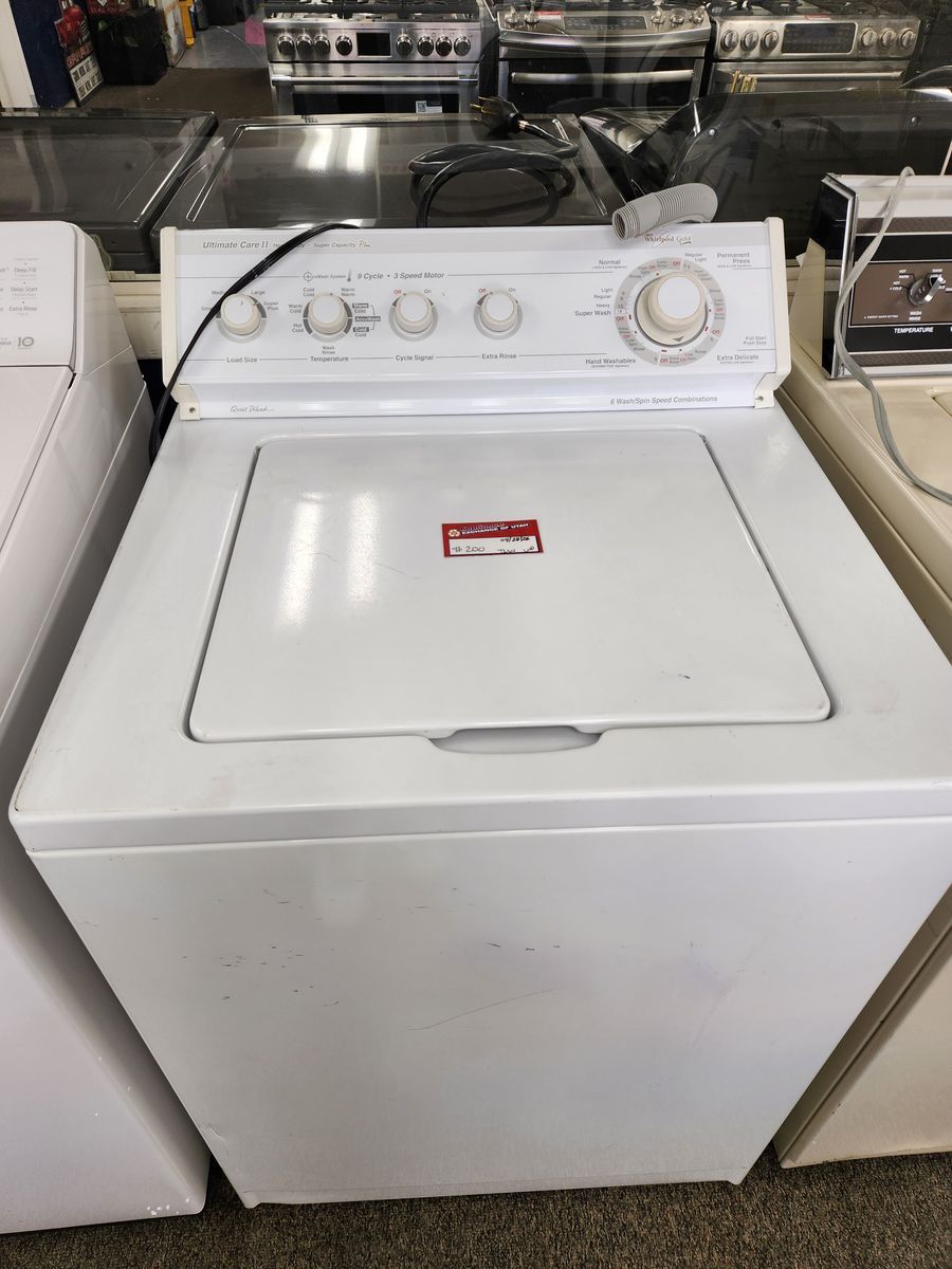 NICE WHIRLPOOL TOPLOAD WASHER! W-WARRANTY