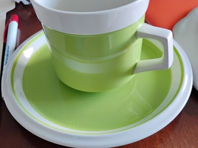 country gingham mikasa coffee set of 6