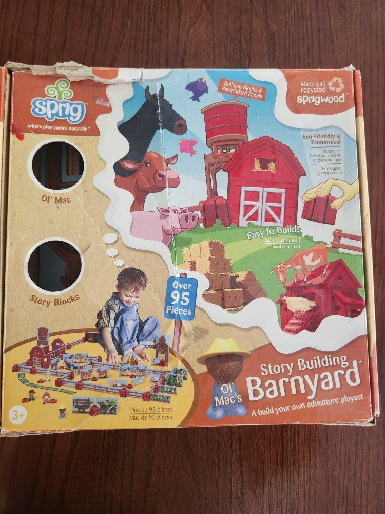 Sprig Barnyard Story Building Eco Toy Set