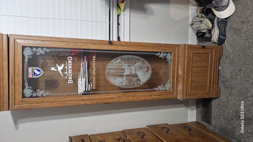 Gun display case