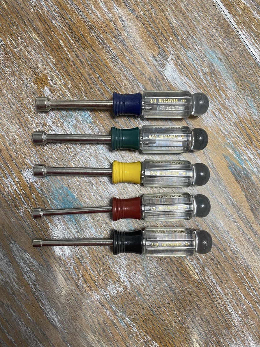 Craftsman Nut Driver H Series 6 Point Set of 5