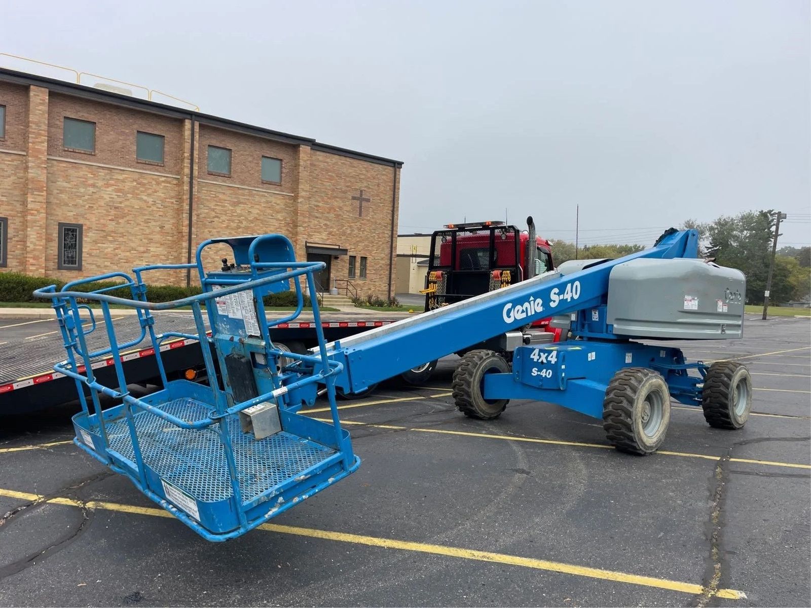 2017 Genie S40 Diesel, Telescopic Boom Lift