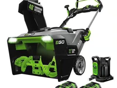 EGO Power+ Peak Power SNT2114 21 in. 56V Battery Snow Blower KIT, Charger WITH (2) 7.5 AH BATTERIES