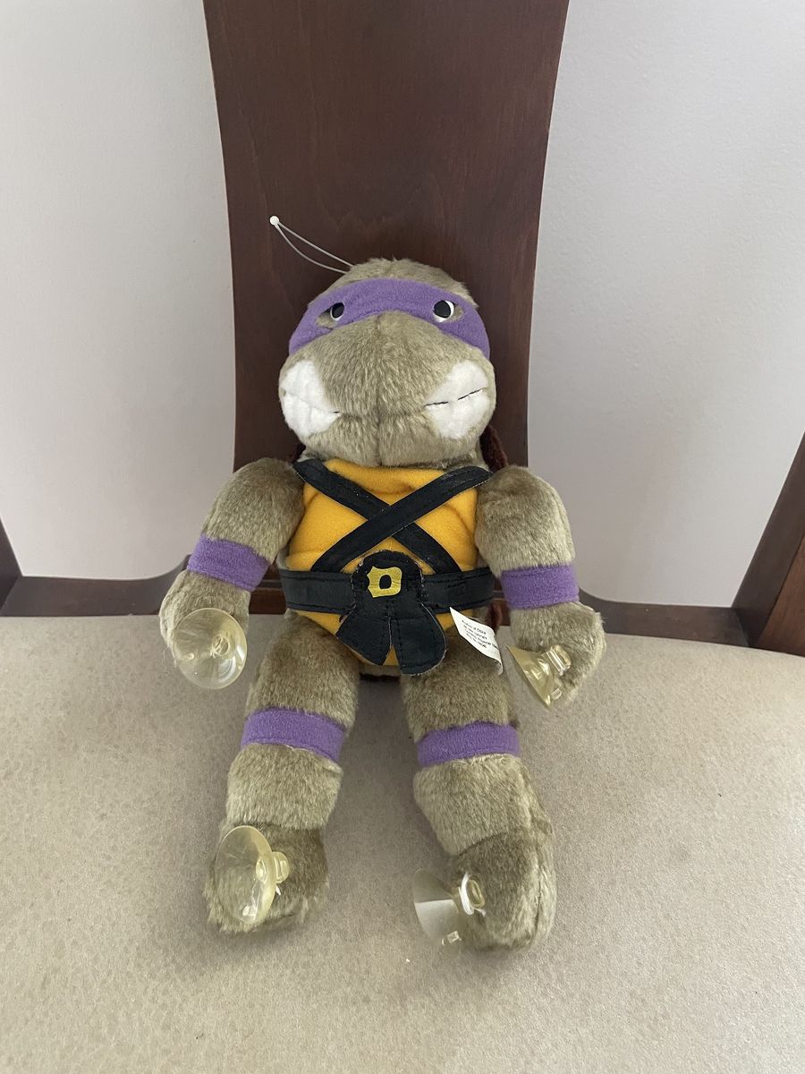 Vintage Donatello Ninja Turtle w Suction Cups