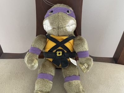 Vintage Donatello Ninja Turtle w Suction Cups