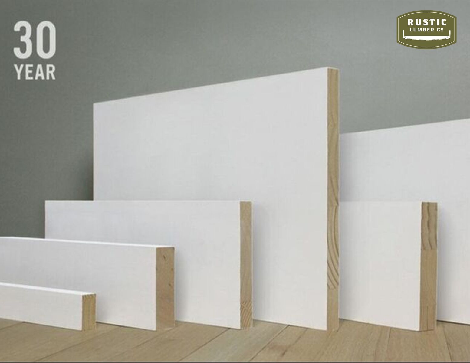 1x4 and 1x6 Clear Pine Primed Trim