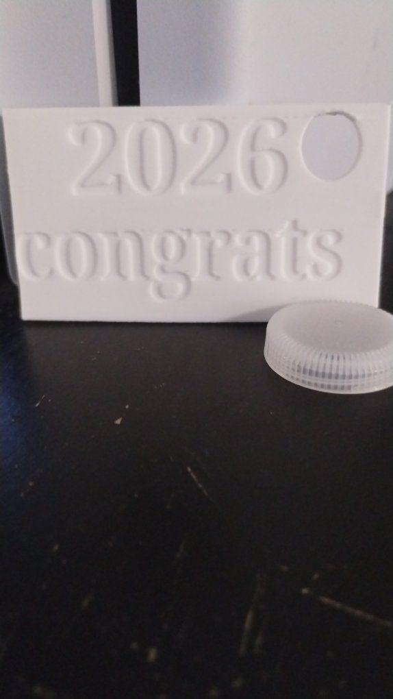 2026 congratulations keychain