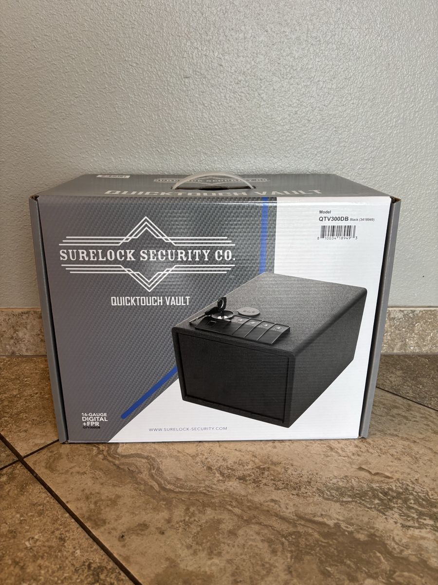 SureLock QuickTouch Vault Safe New