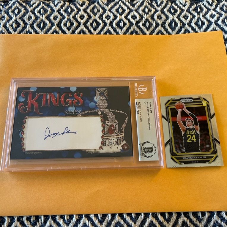 2023 Historic Autographs Kings National Edition Jerry Sloan Utah Jazz Hand Signed Card #1/5 BAS Beckett Certified Slab Autograph