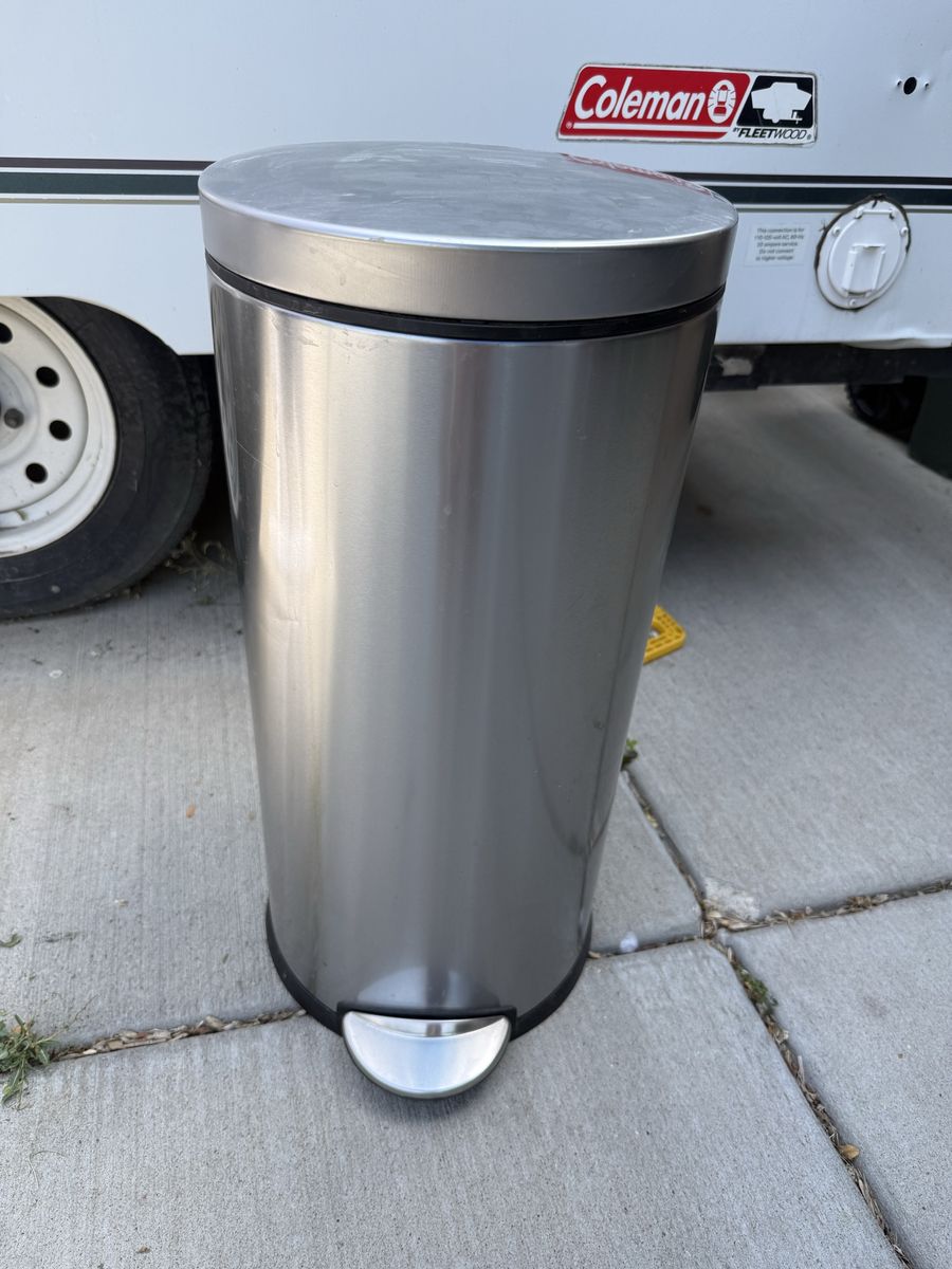 Stainless Steel Trash Can 