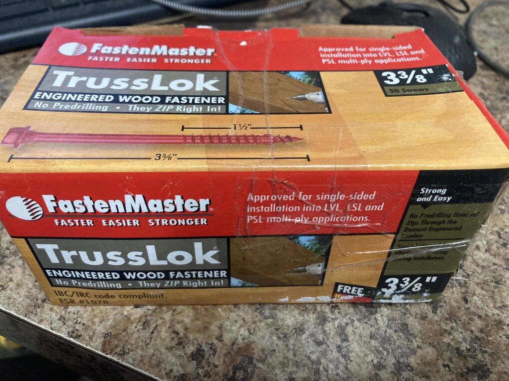 Fastenmaster Trusslok 3-3/8 50 Screws