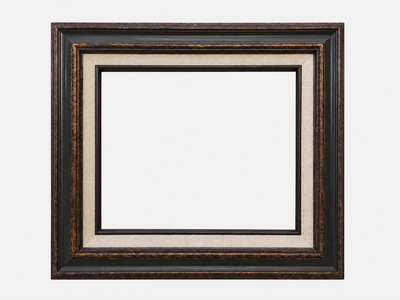 Rustic Distressed Wood Picture Frame Fits 11x14 Print Dark Brown Vintage Style
