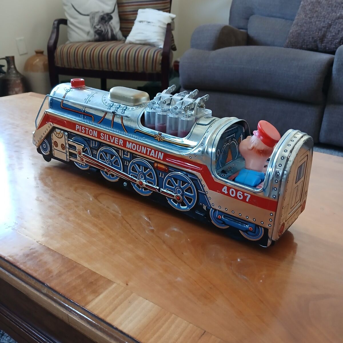 Vintage tin train