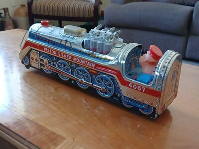 Vintage tin train
